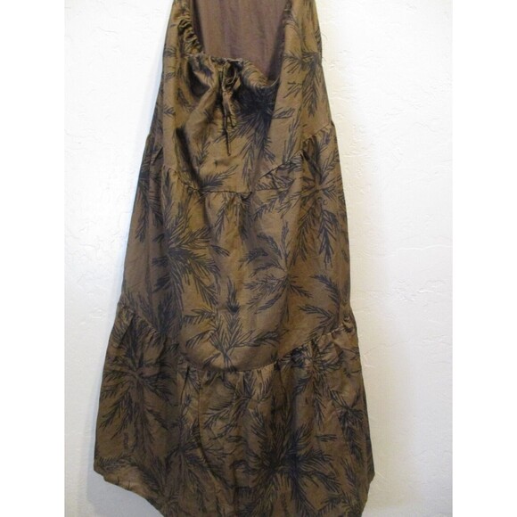 Charlie Holiday Womens Sz 6 M Flores Isles of Palm Cutout Linen Blend Maxi Dress - Picture 12 of 15